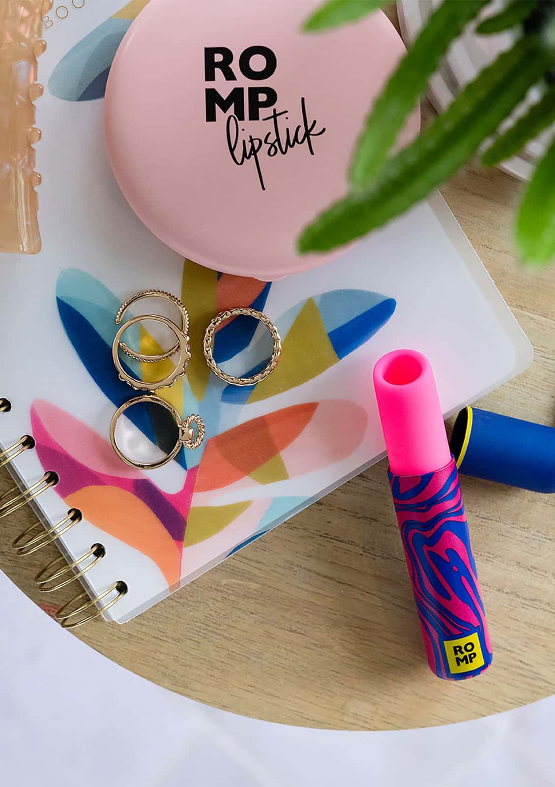Безконтактний масажер клітора, заряджання USB — Romp Lipstick
