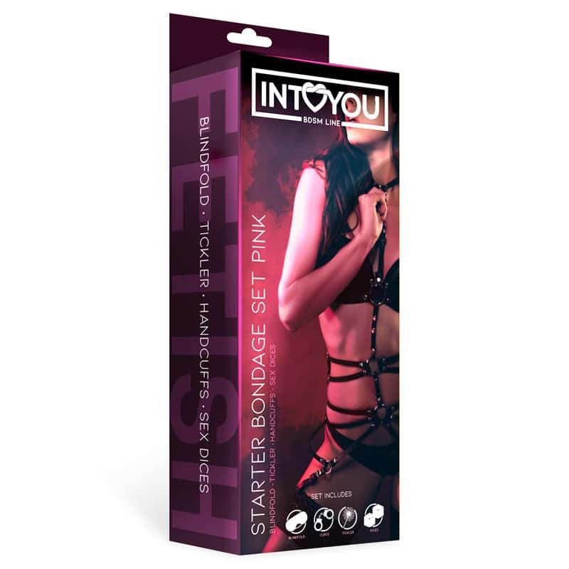 Набір для бондажу, 4-елементний, для початківців — INTOYOU BDSM LINE Starters