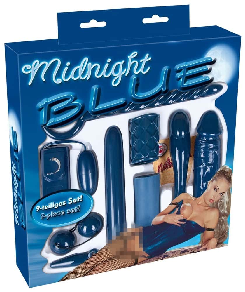 Zestaw erotyczny, 9-częściowy, z bateriami — You2Toys Midnight