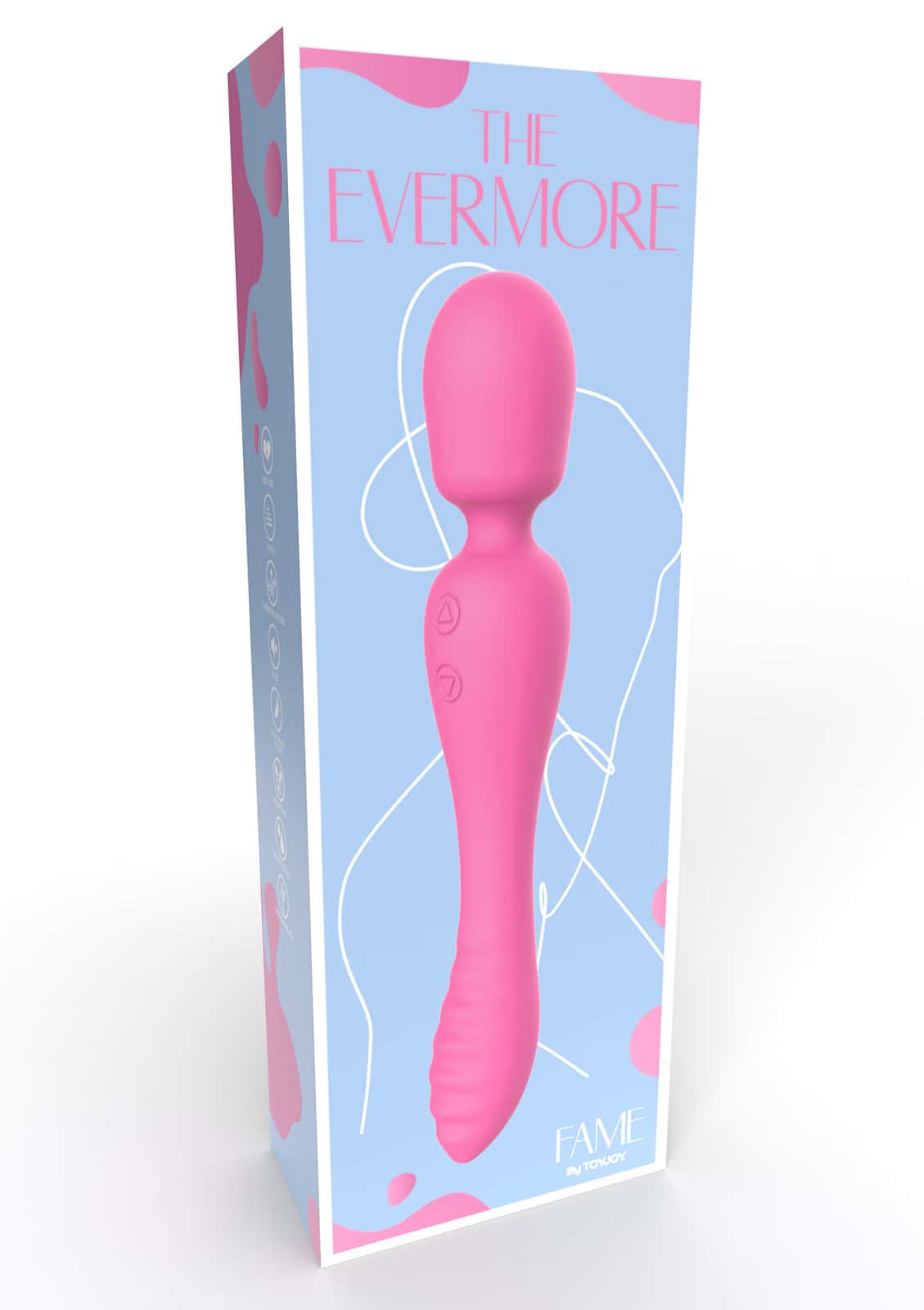Masażer łechtaczki 2 w 1, podwójne silniki, ładowalny — ToyJoy Evermore