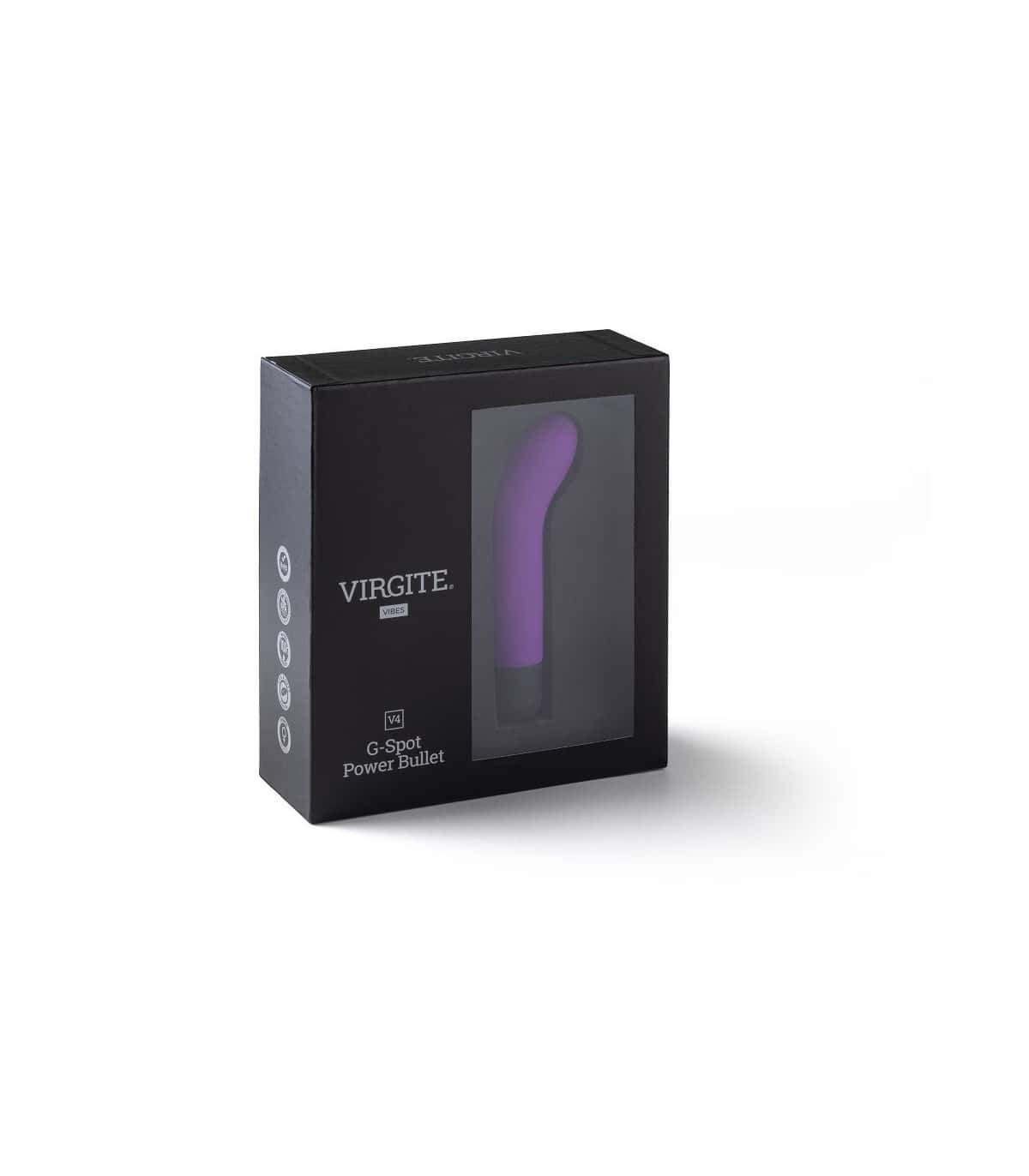 Wibrator punktu G, ładowany USB, silikon — VIRGITE - VIBES V4