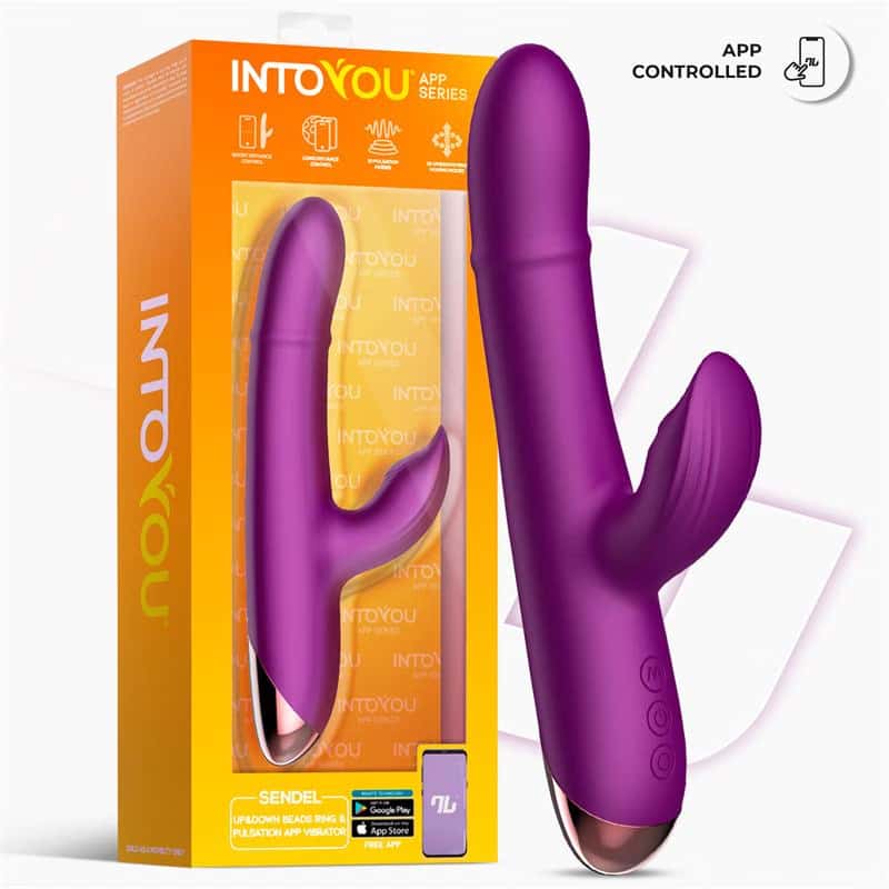 Wibrator, aplikacja, ruch góra-dół — INTOYOU APP SERIES Sendel