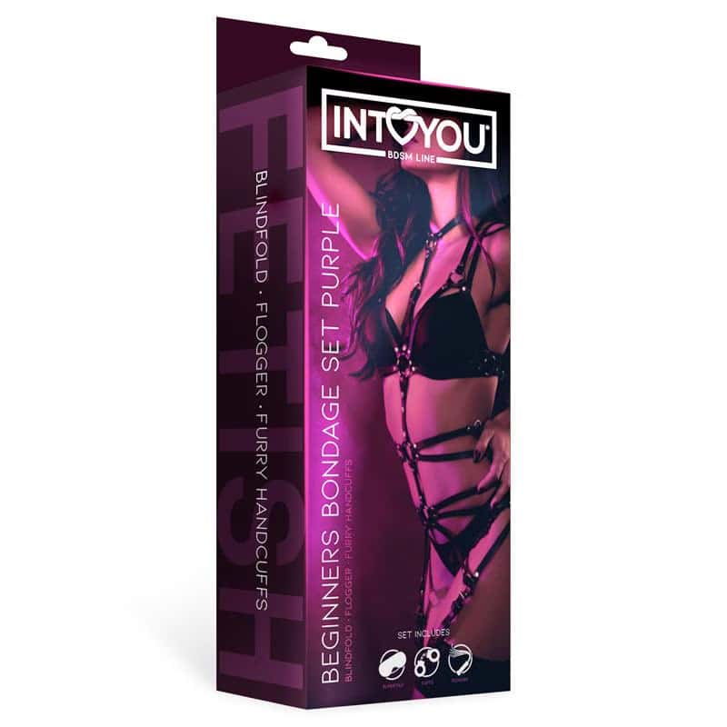 Zestaw do krępowania, 3-częściowy, dla początkujących — INTOYOU BDSM LINE Beginners