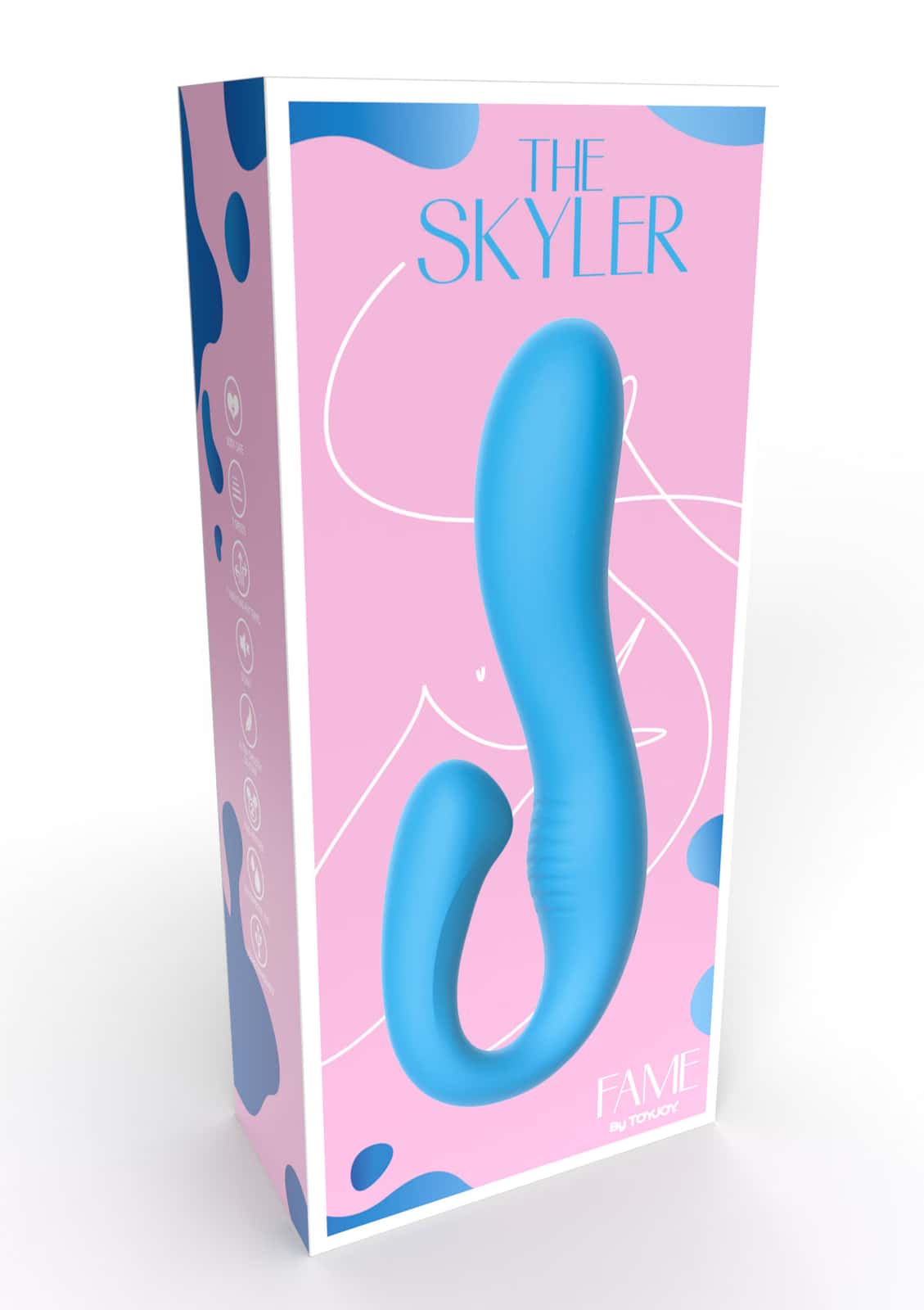Wibrator króliczek, podwójna stymulacja, ładowalny — ToyJoy Skyler