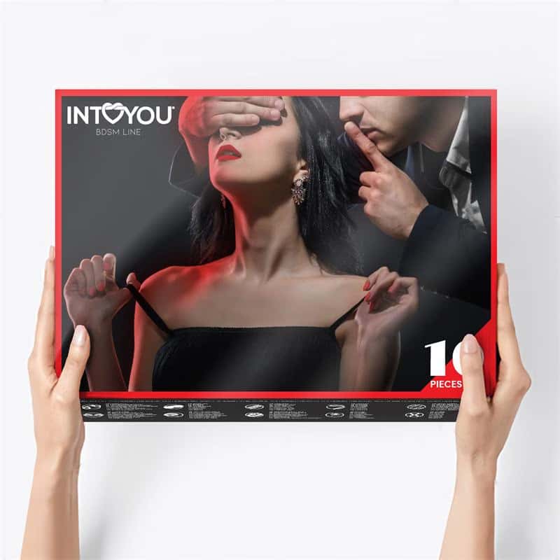 Zestaw BDSM, 10 elementów, bez niklu — INTOYOU BDSM LINE Bondage