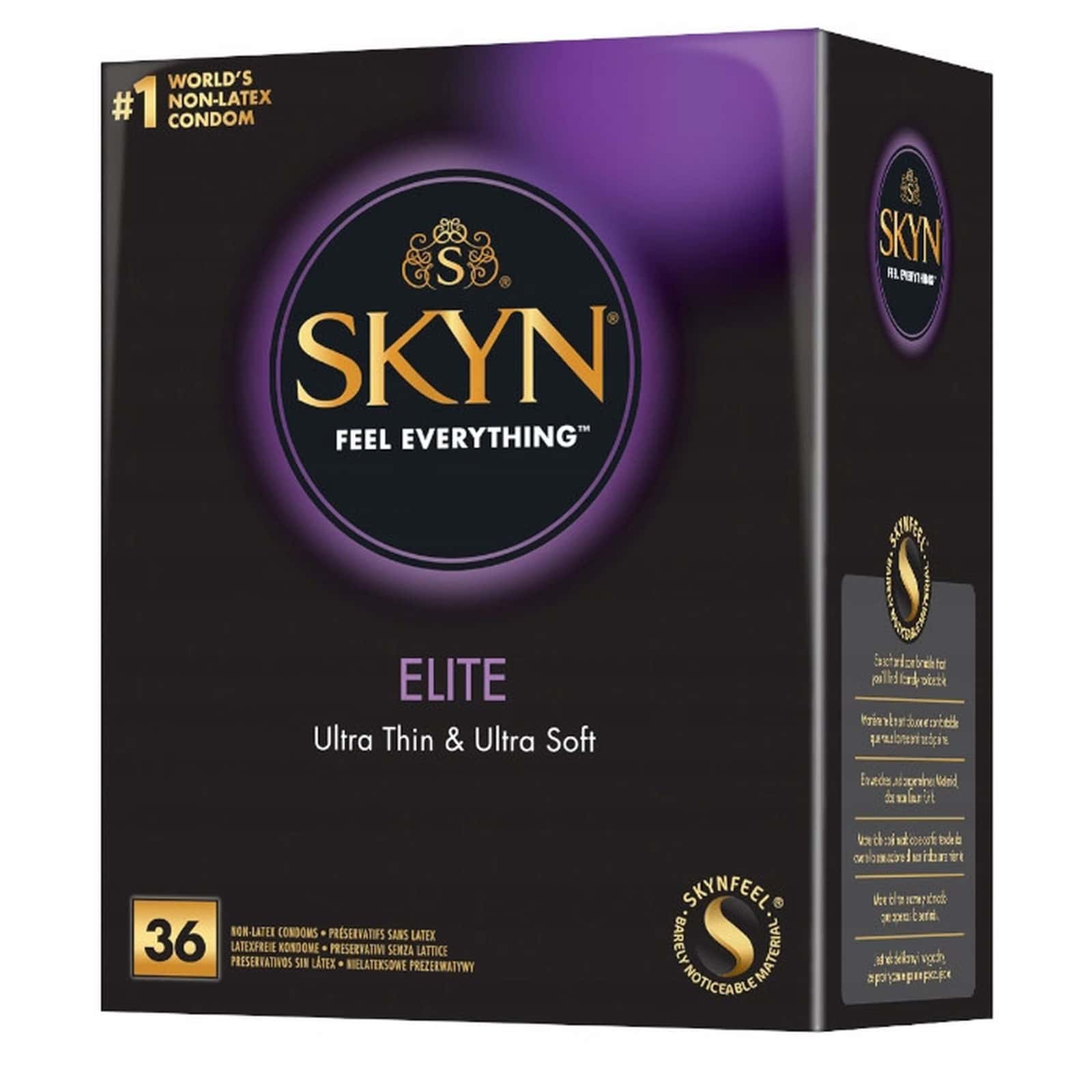 Prezerwatywy bez lateksu, ultracienkie — SKYN ELITE 36