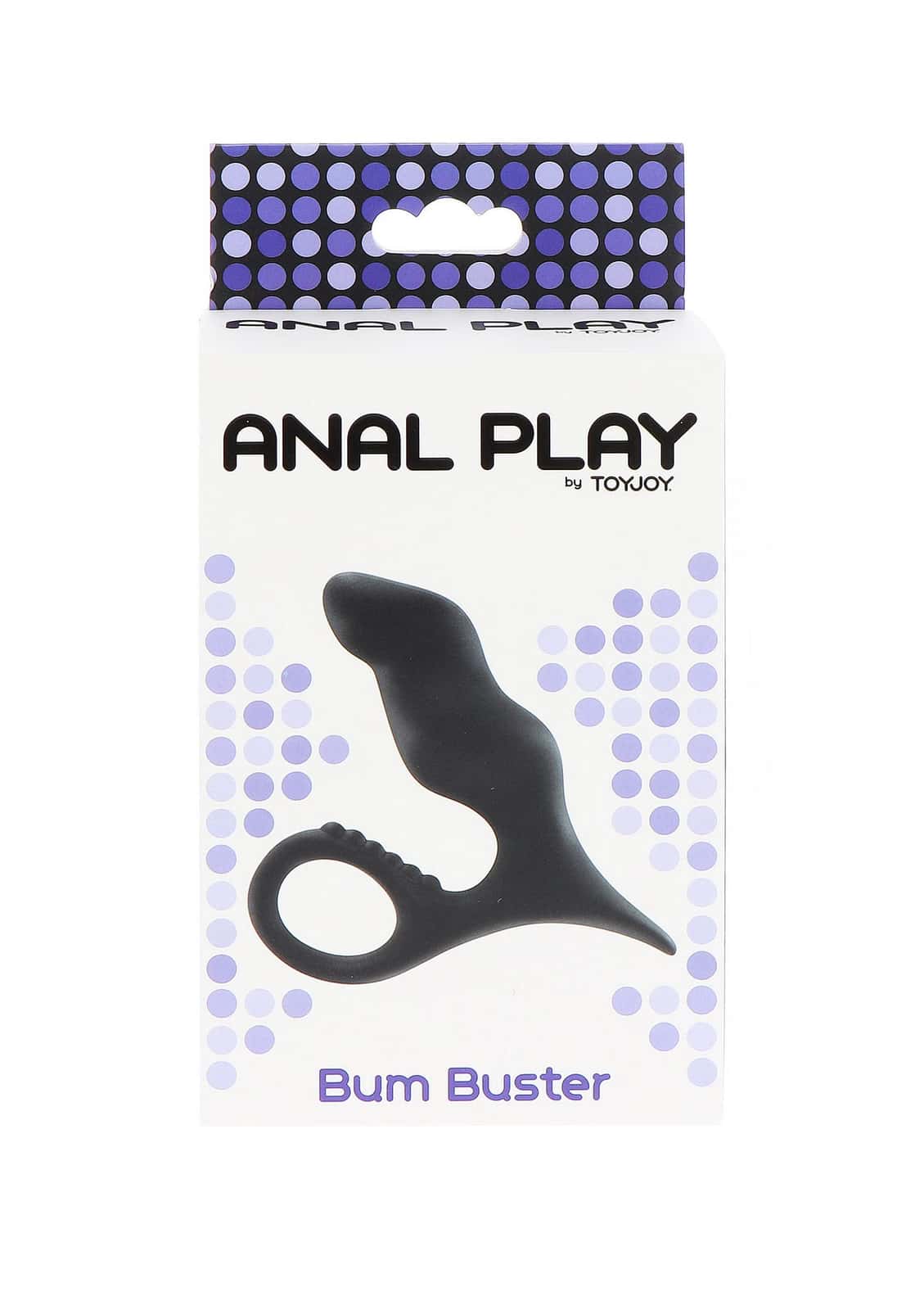 Korek analny, silikonowy, z pętlą — ToyJoy Bum Buster