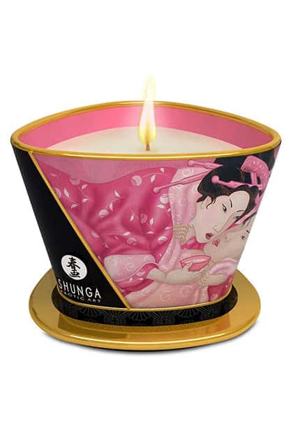 Świeca do masażu, naturalna, 40 h palenia — Shunga Aphrodisia