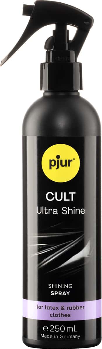 Nabłyszczacz do skóry i lateksu, silikonowy, długotrwały połysk — Pjur CULT Ultra Shine