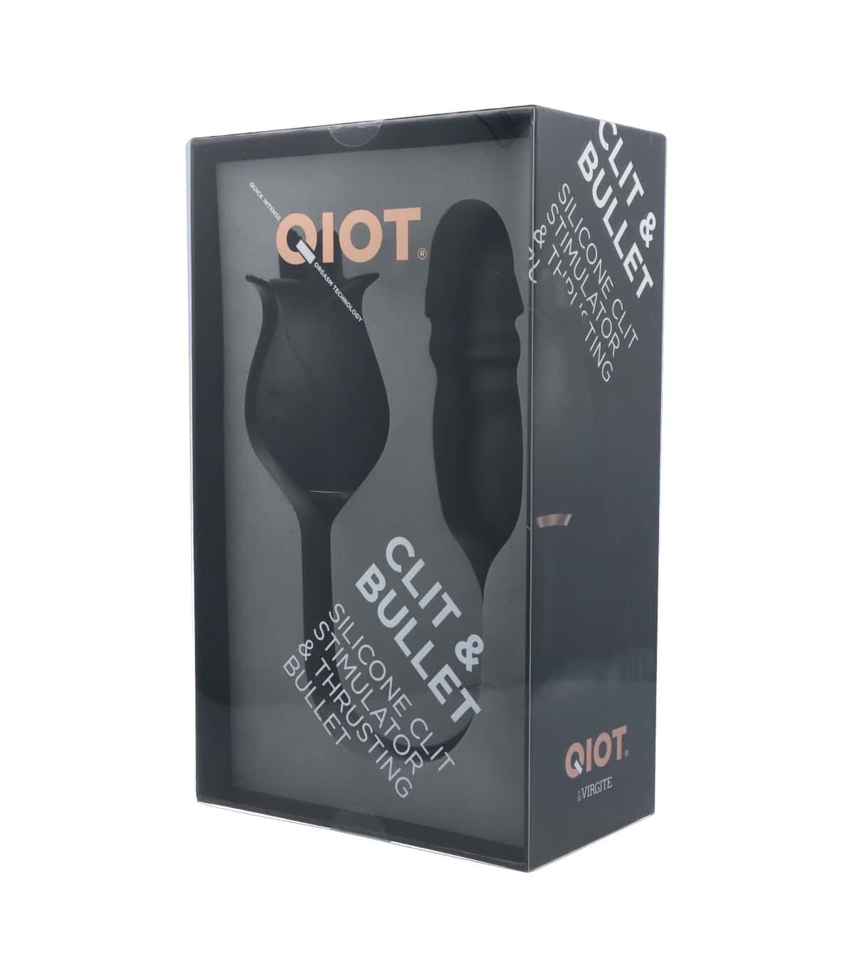 Stymulator łechtaczki, ruch góra–dół, silikon — VIRGITE - QIOT