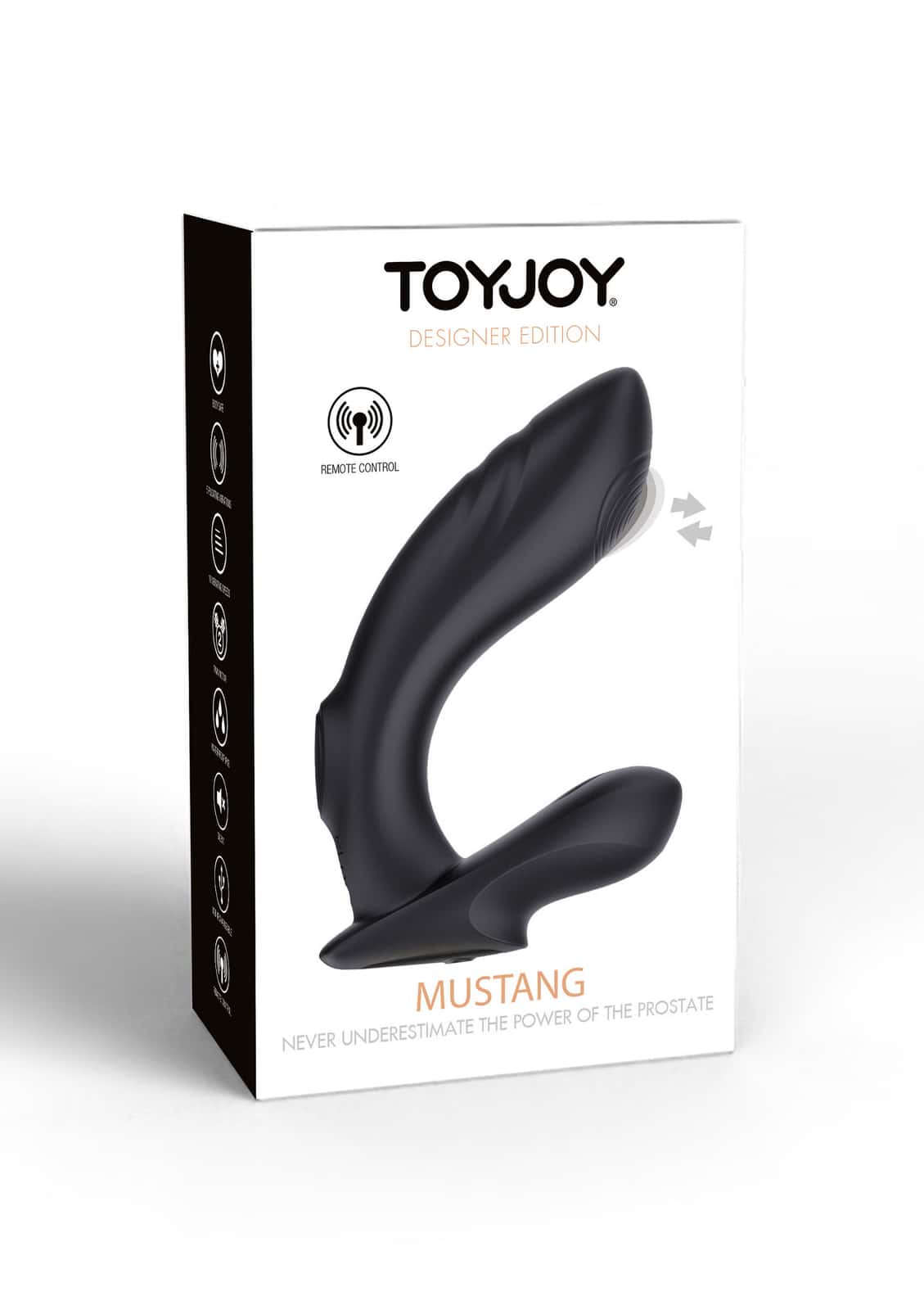 Masażer prostaty, pilot, 2 silniki — ToyJoy Mustang