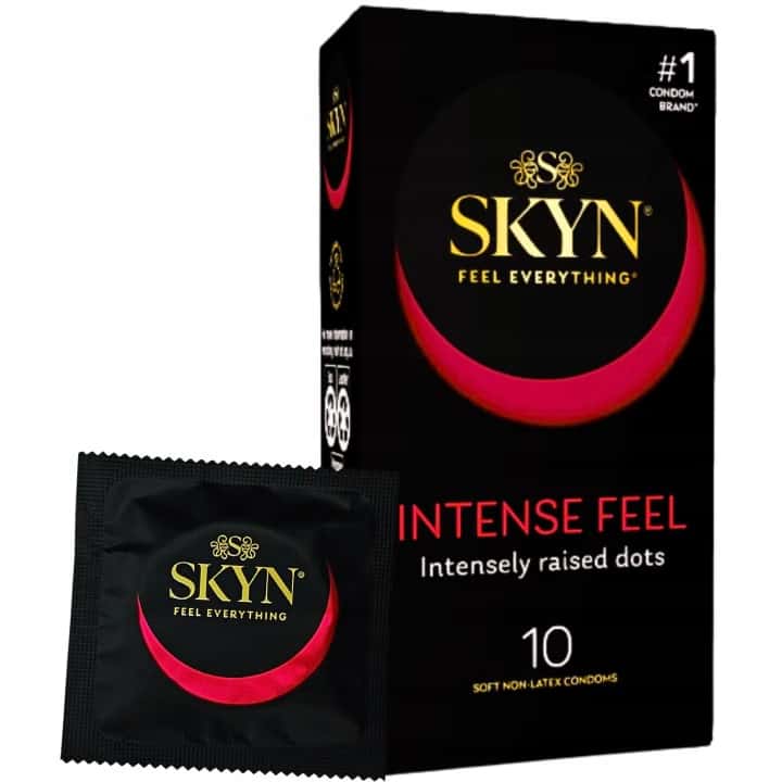 Prezerwatywy bezlateksowe, cienkie — SKYN Intense Feel BX10 MEA
