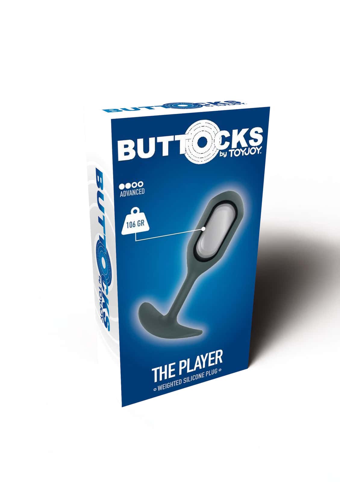Korek analny, silikonowy, z obciążeniem — ToyJoy Player