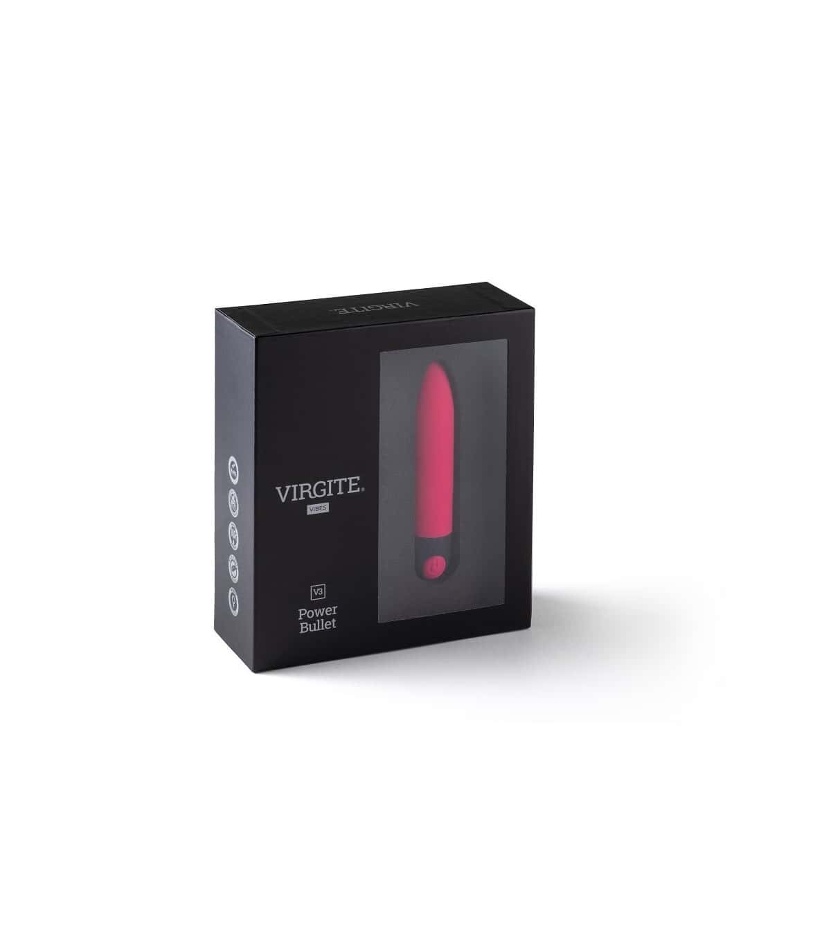 Pocisk wibracyjny, USB, silikon — VIRGITE - VIBES V3
