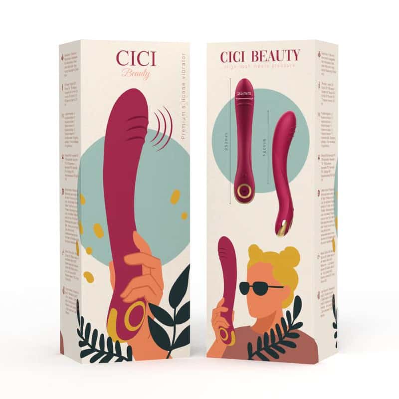 Wibrator do punktu G, miękki silikon, mocne wibracje — CICI BEAUTY