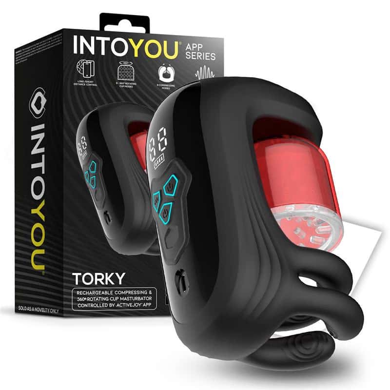 Masturbator obrotowy 360°, sterowanie aplikacją — INTOYOU APP SERIES Torky