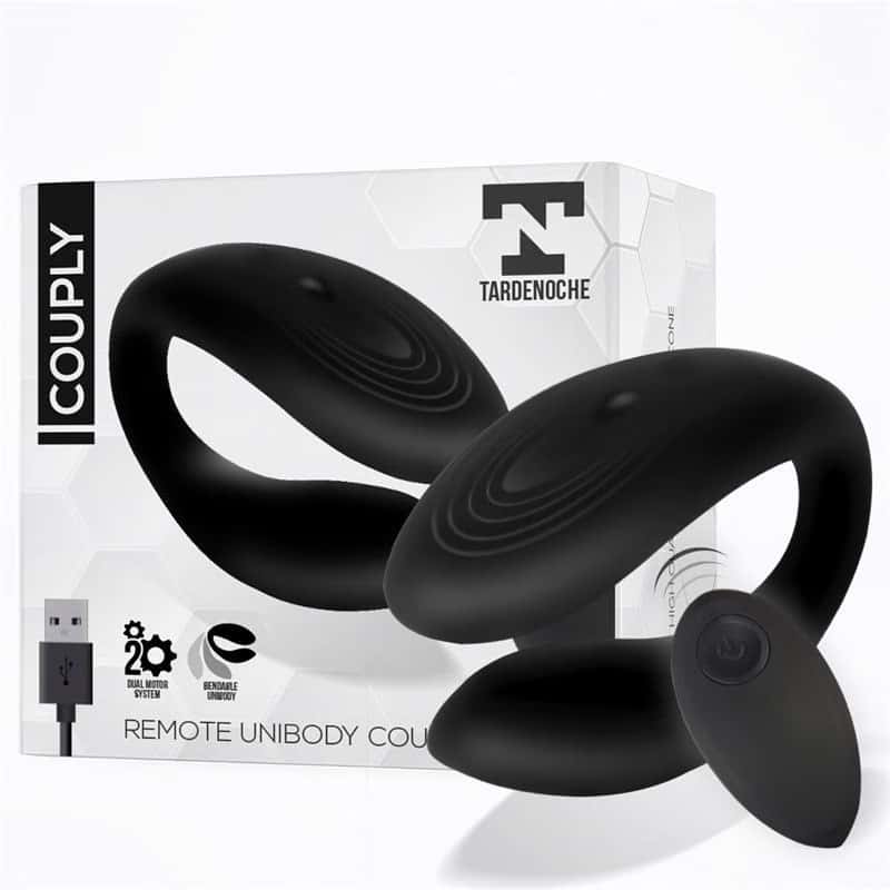 Masażer łechtaczki dla par, bezprzewodowy pilot, USB — TARDENOCHE Couply