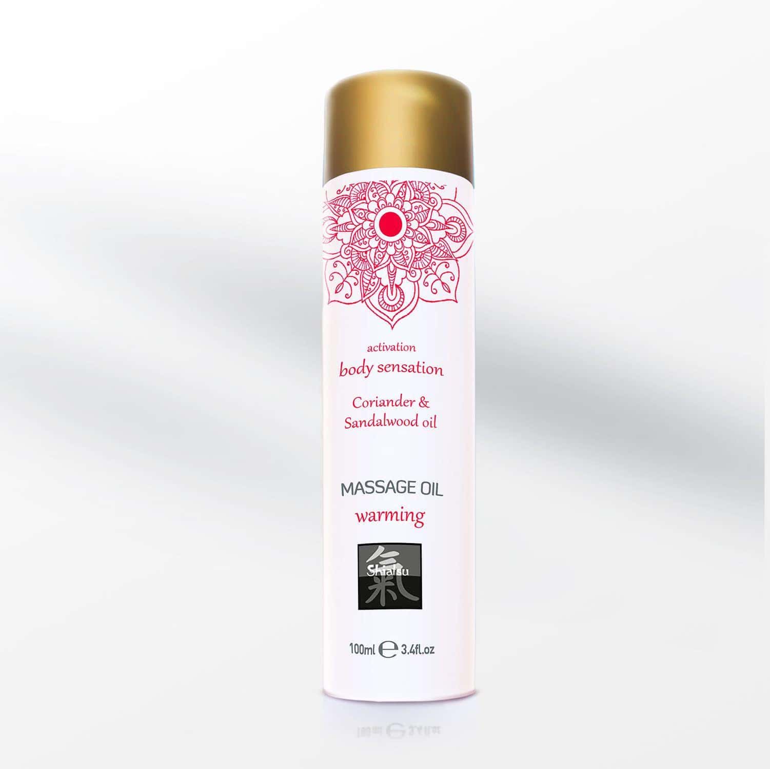 Olejek do masażu, rozgrzewający, 100 ml — SHIATSU Coriander & Sandalwood