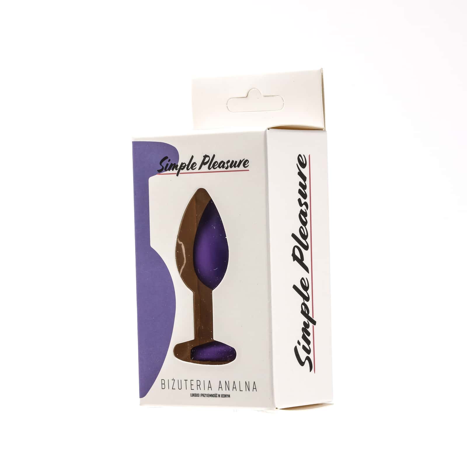 Korek analny, silikonowy, rozmiar S — Simple Pleasure