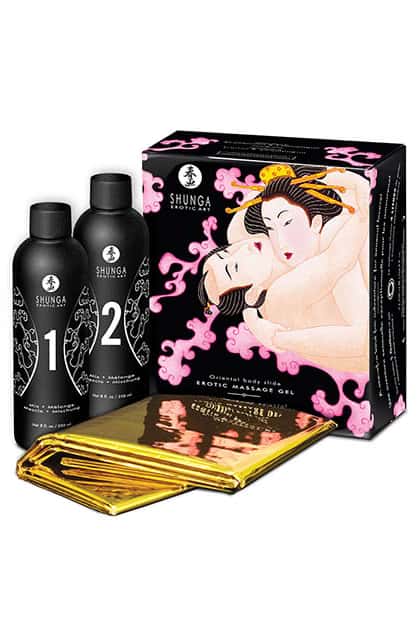 Żel do masażu body-to-body, truskawkowo-winny — Shunga