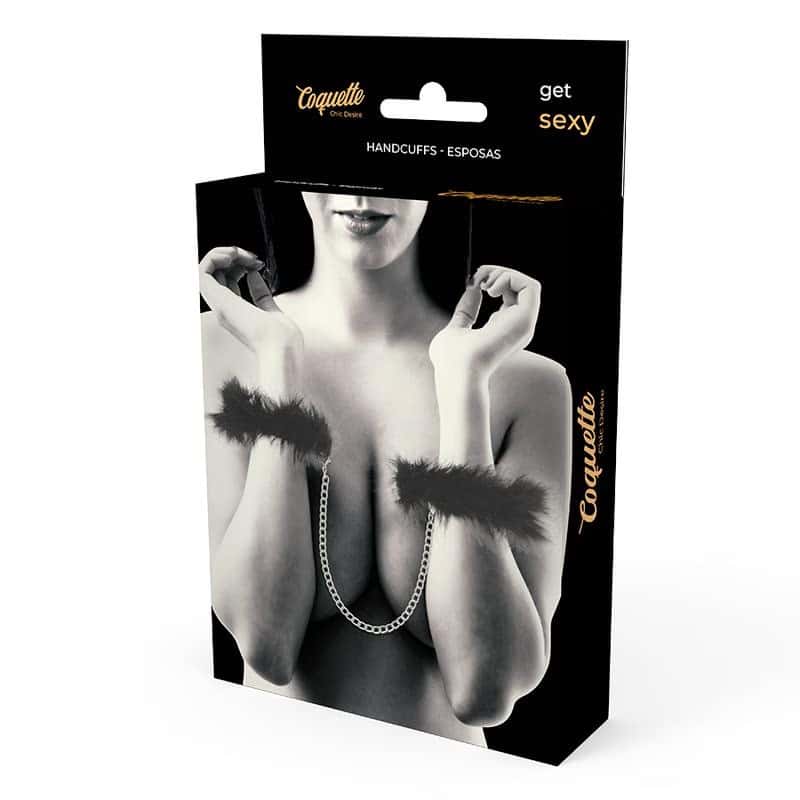 Наручники на зап'ястя, металеві, без нікелю — COQUETTE CHIC DESIRE