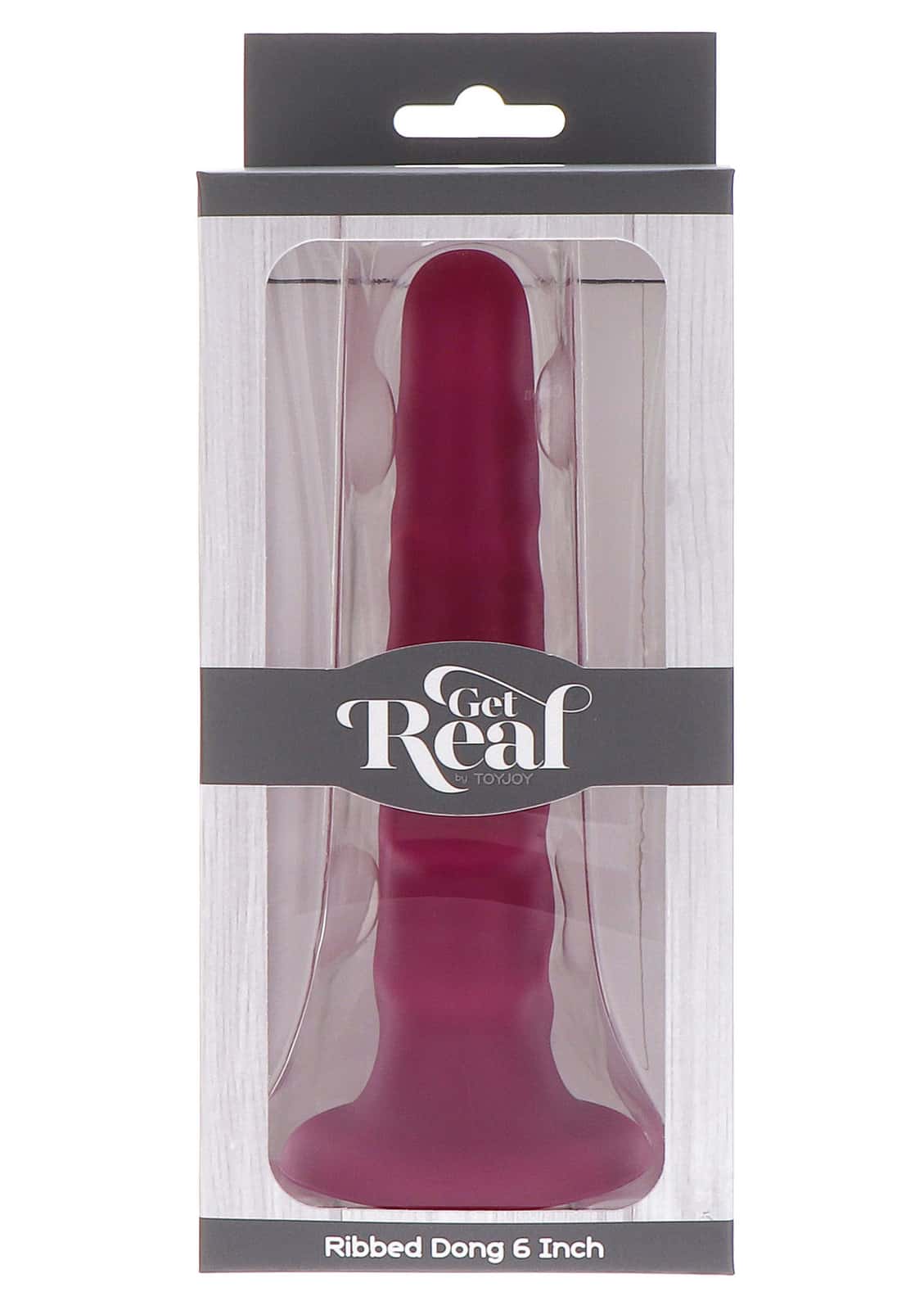 Dildo żebrowane, silikon — ToyJoy Get Real