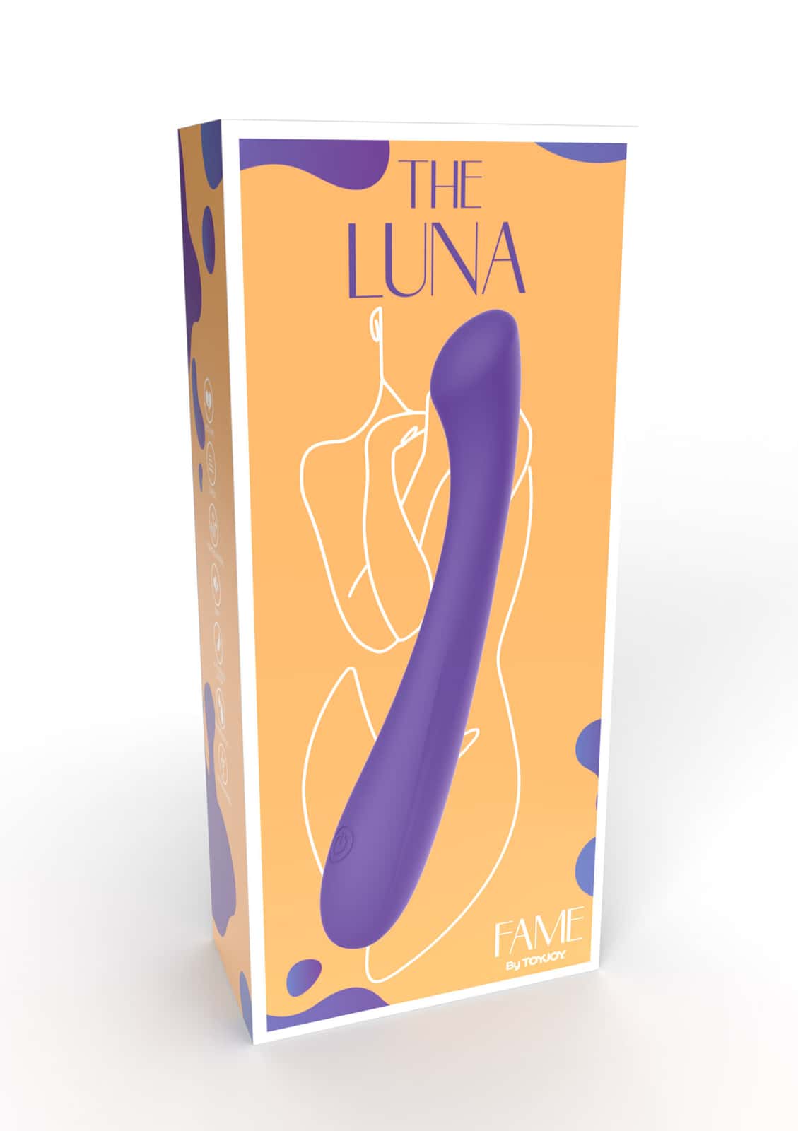 Wibrator do punktu G, ładowalny, miękki silikon — ToyJoy Luna