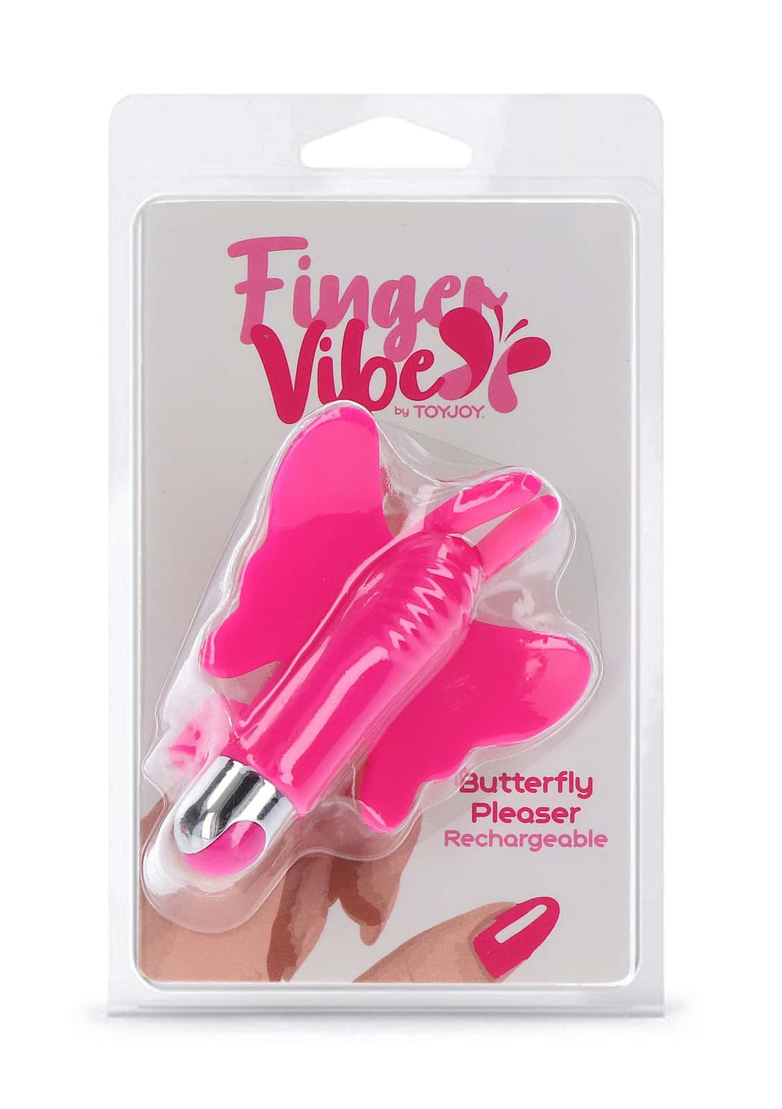 Masażer łechtaczki na palec, silikon — ToyJoy Butterfly Rechargeable