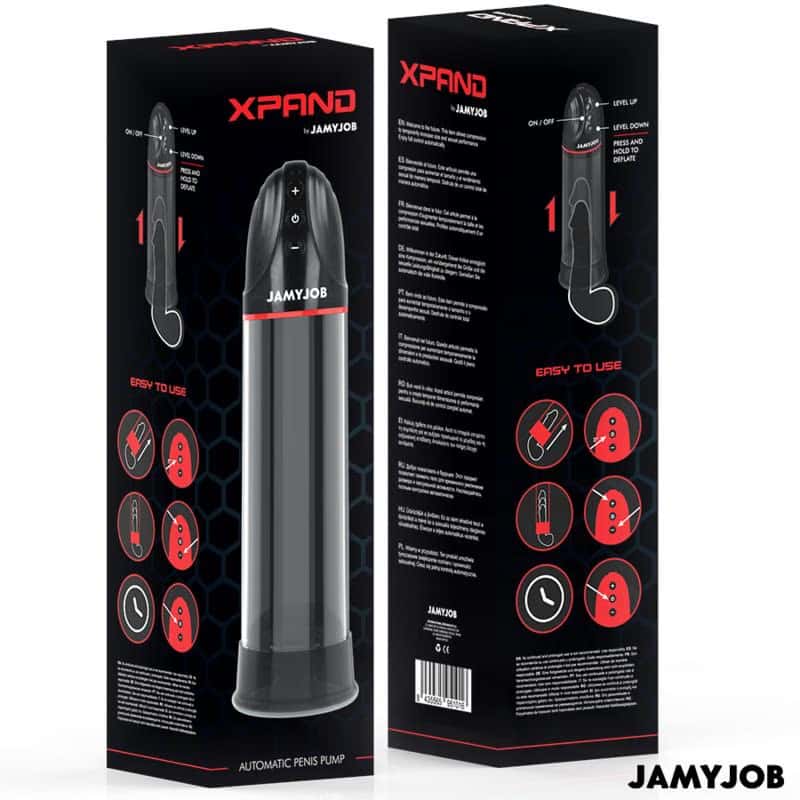 Pompka do penisa, automatyczna, 3 tryby ssania — JAMYJOB XPAND