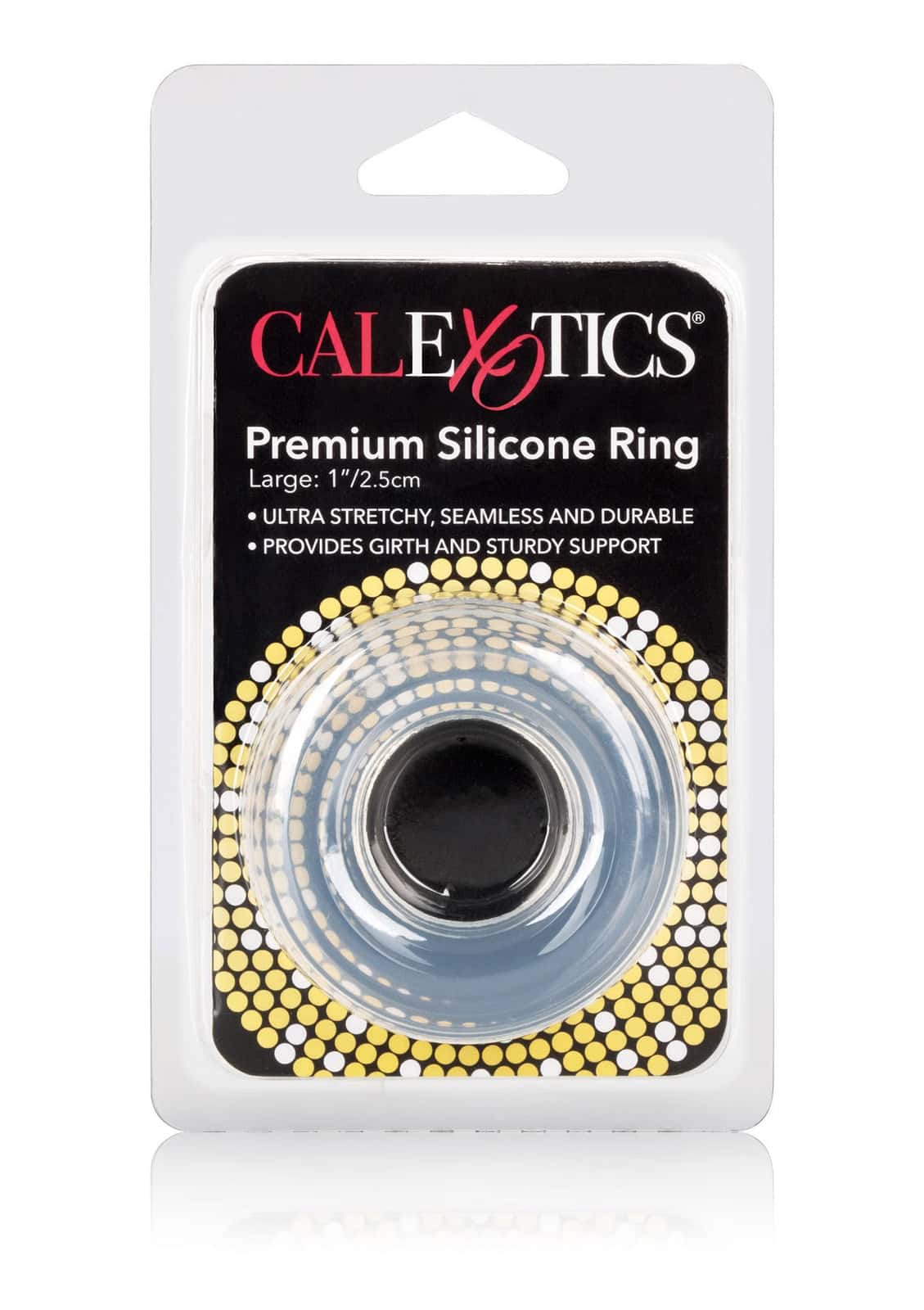Pierścień erekcyjny, silikonowy, duży — calexotics premium