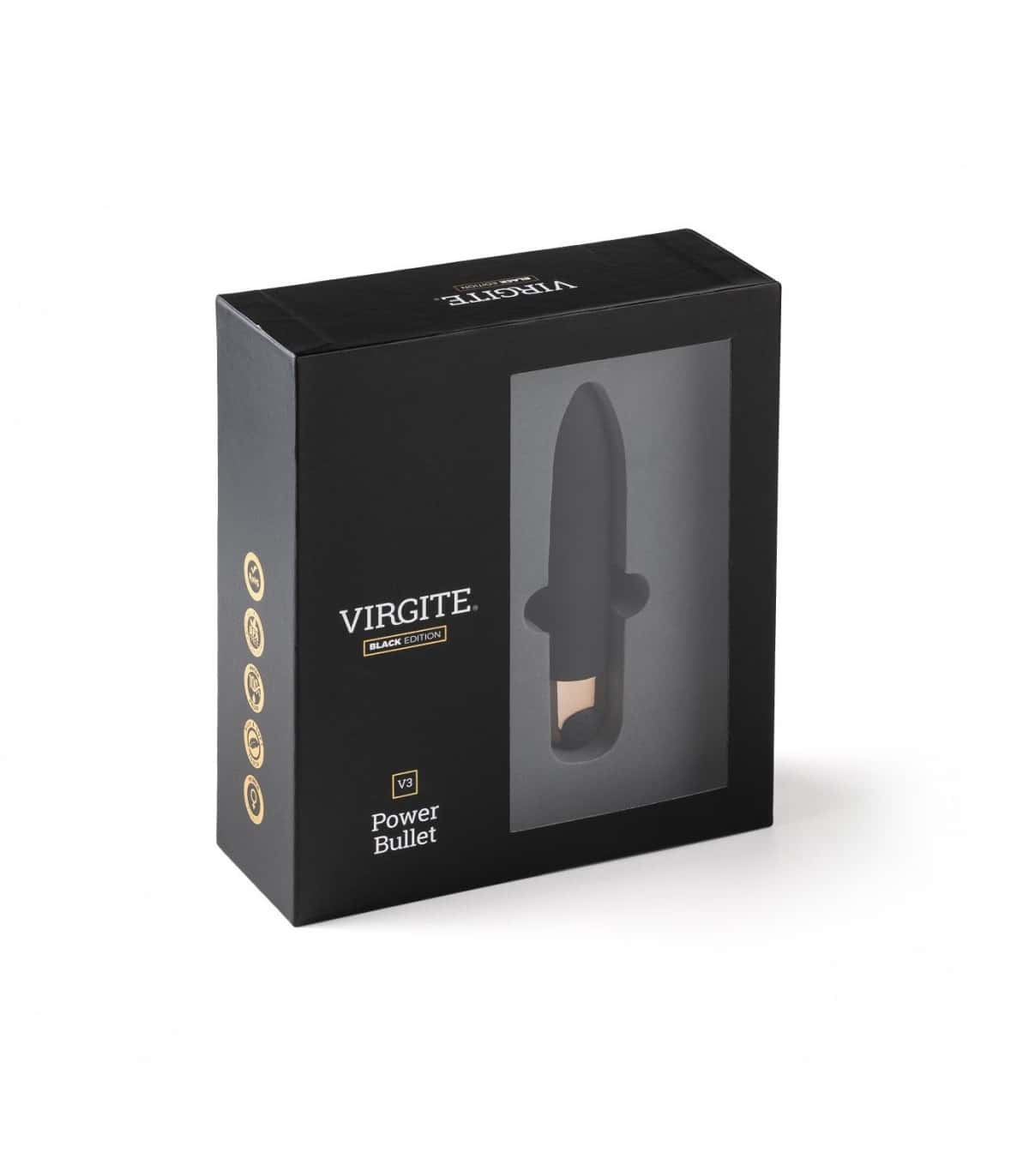 Wibrator-pocisk, silikon, USB — VIRGITE V3