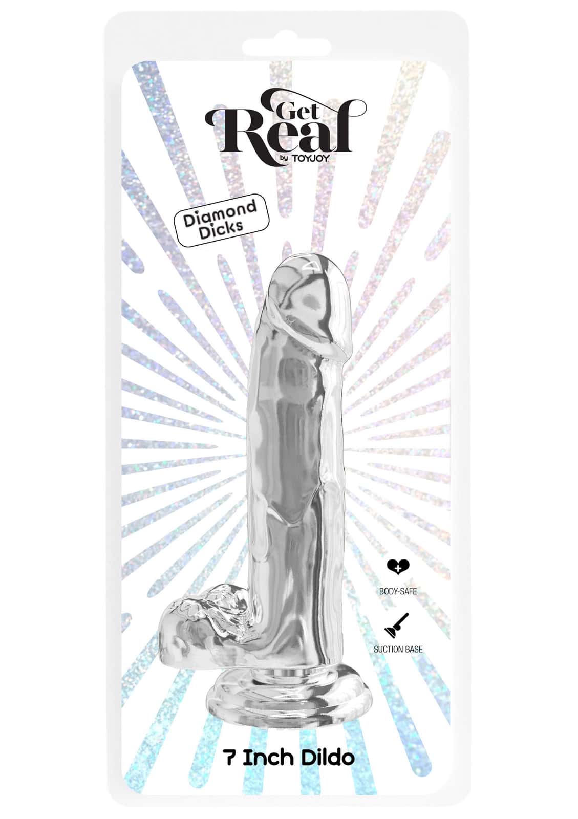 Dildo, tpe, 18 cm — ToyJoy Get Real