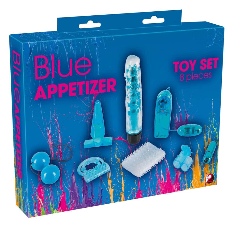Zestaw zabawek erotycznych, 8-częściowy, na baterie (2×AA, 2×AAA) — You2Toys Appetizer