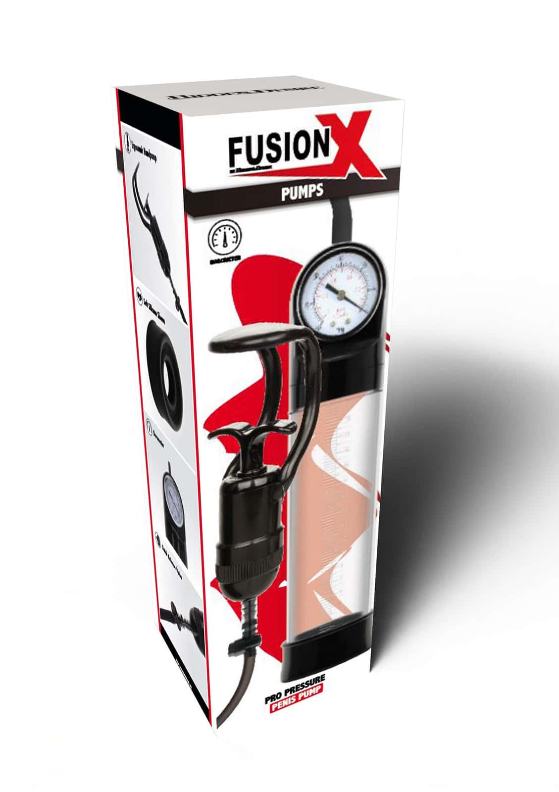 Помпа для пеніса, ручна, манометр — Hidden Desire Pro Pressure