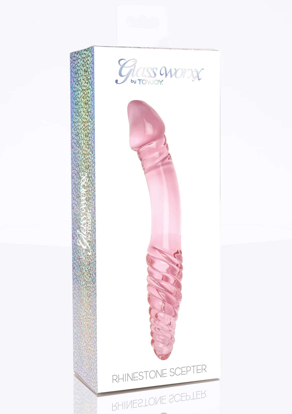 Dildo szklane, podwójne zakończenie — ToyJoy Rhinestone Scepter