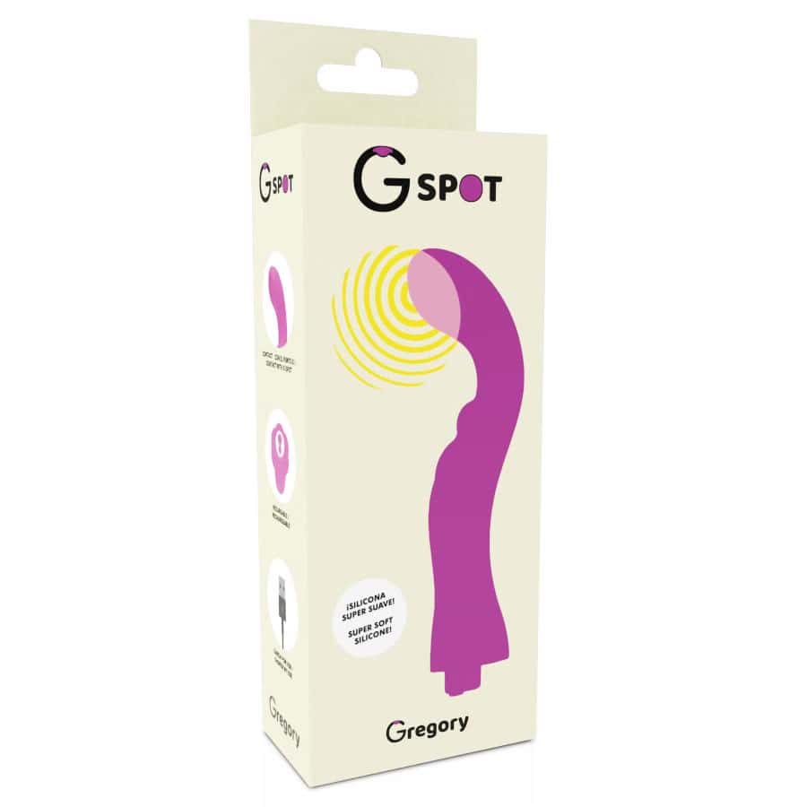 Wibrator punktu G, ładowalny, silikon medyczny — G-SPOT Gregory