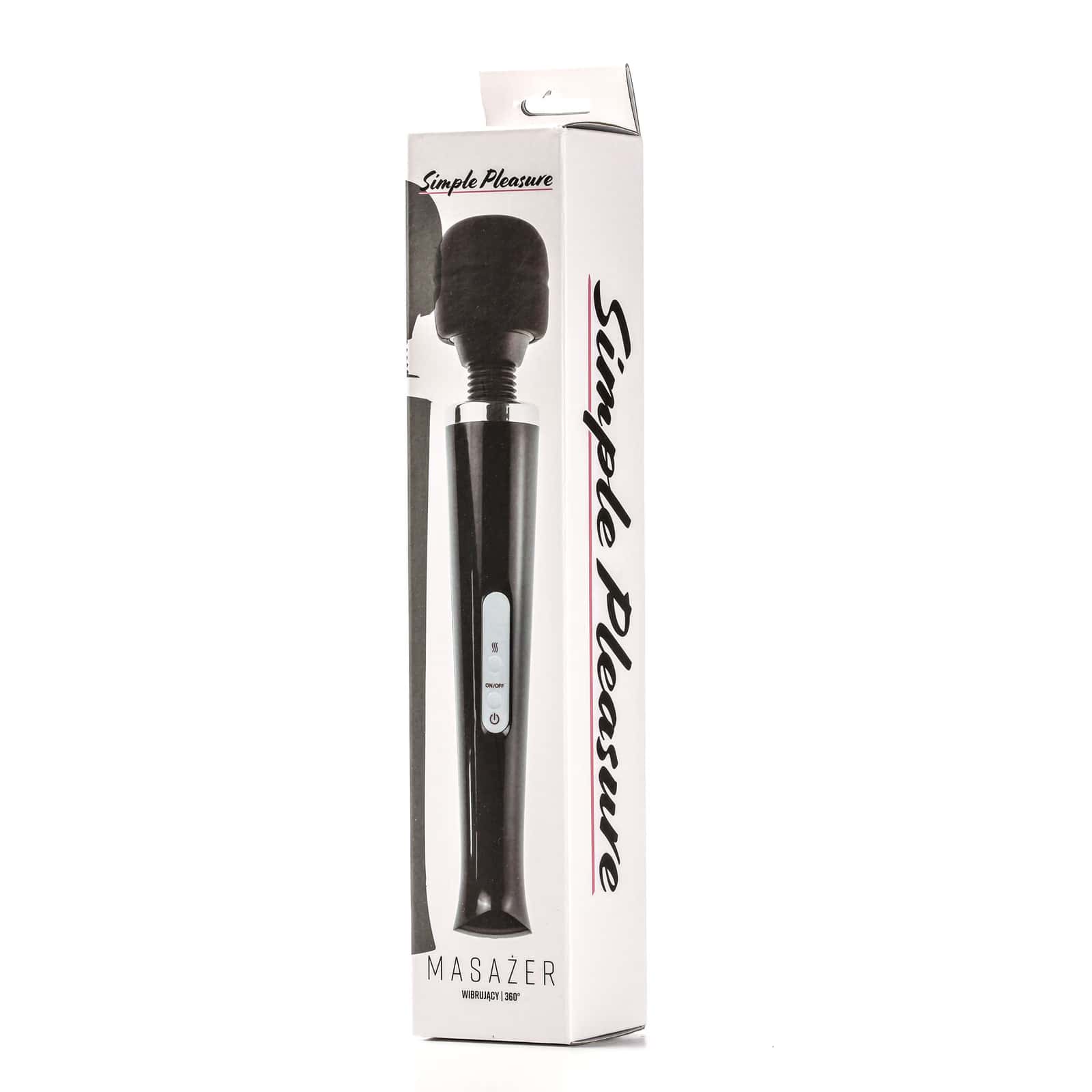 Masażer typu wand, elastyczna głowica 360°, ładowany USB — Simple Pleasure