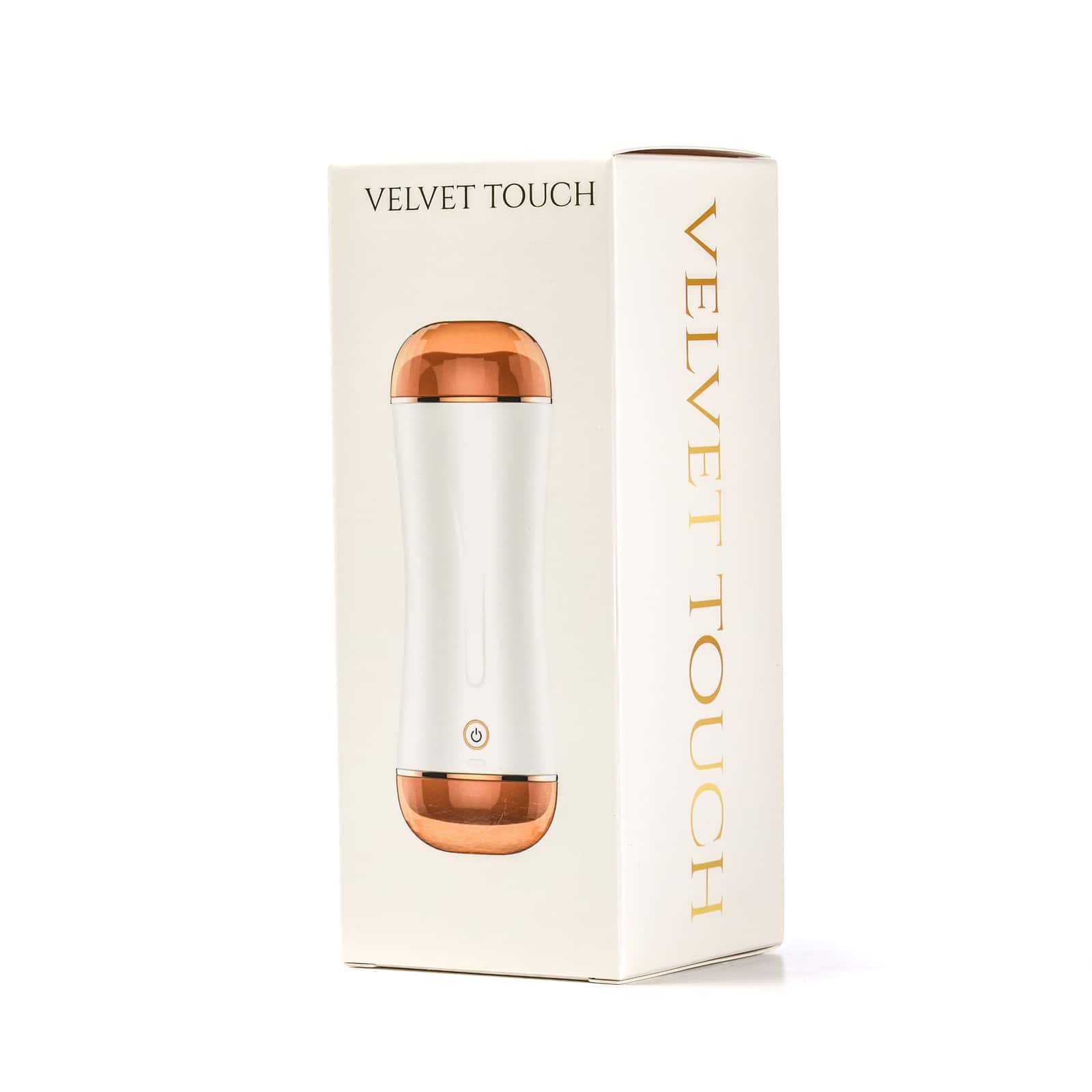 Masturbator dwustronny, ładowany USB — Velvet Touch Dual Vibe