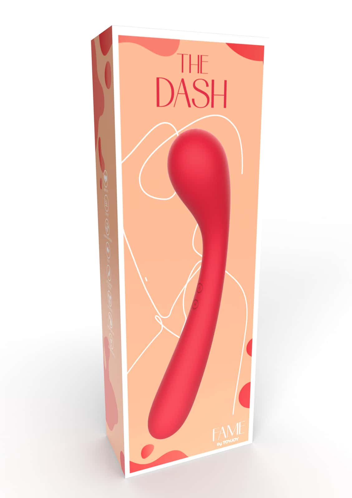 Wibrator punktu G, 2 silniki, ładowalny — ToyJoy Dash