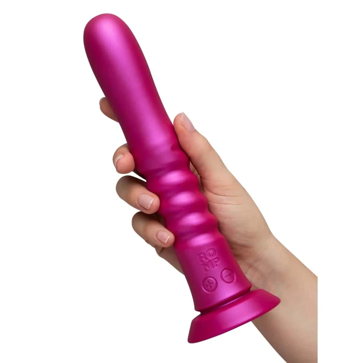 Вібратор із поступальним рухом, медичний силікон — Romp Jiggle
