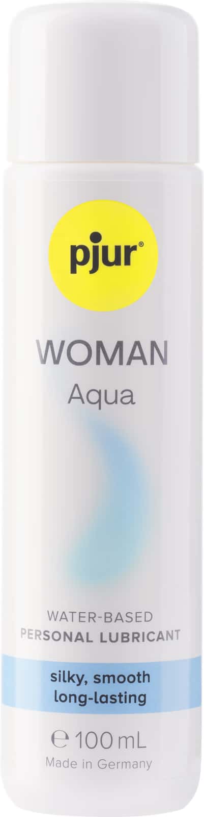Інтимний лубрикант на водній основі, для презервативів та іграшок — Pjur WOMAN Aqua
