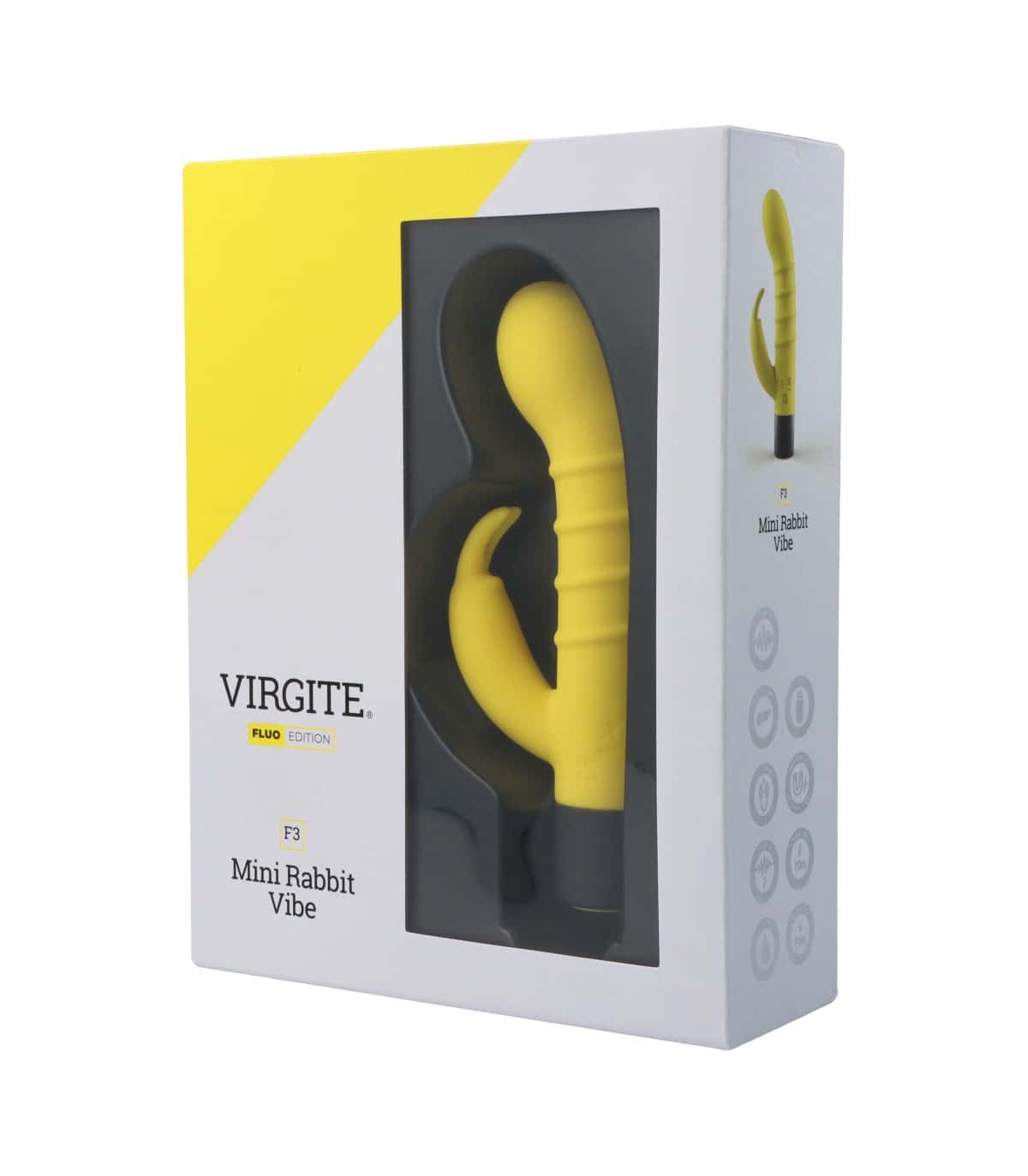 Wibrator, silikon, ładowanie magnetyczne — VIRGITE - FLUO F3