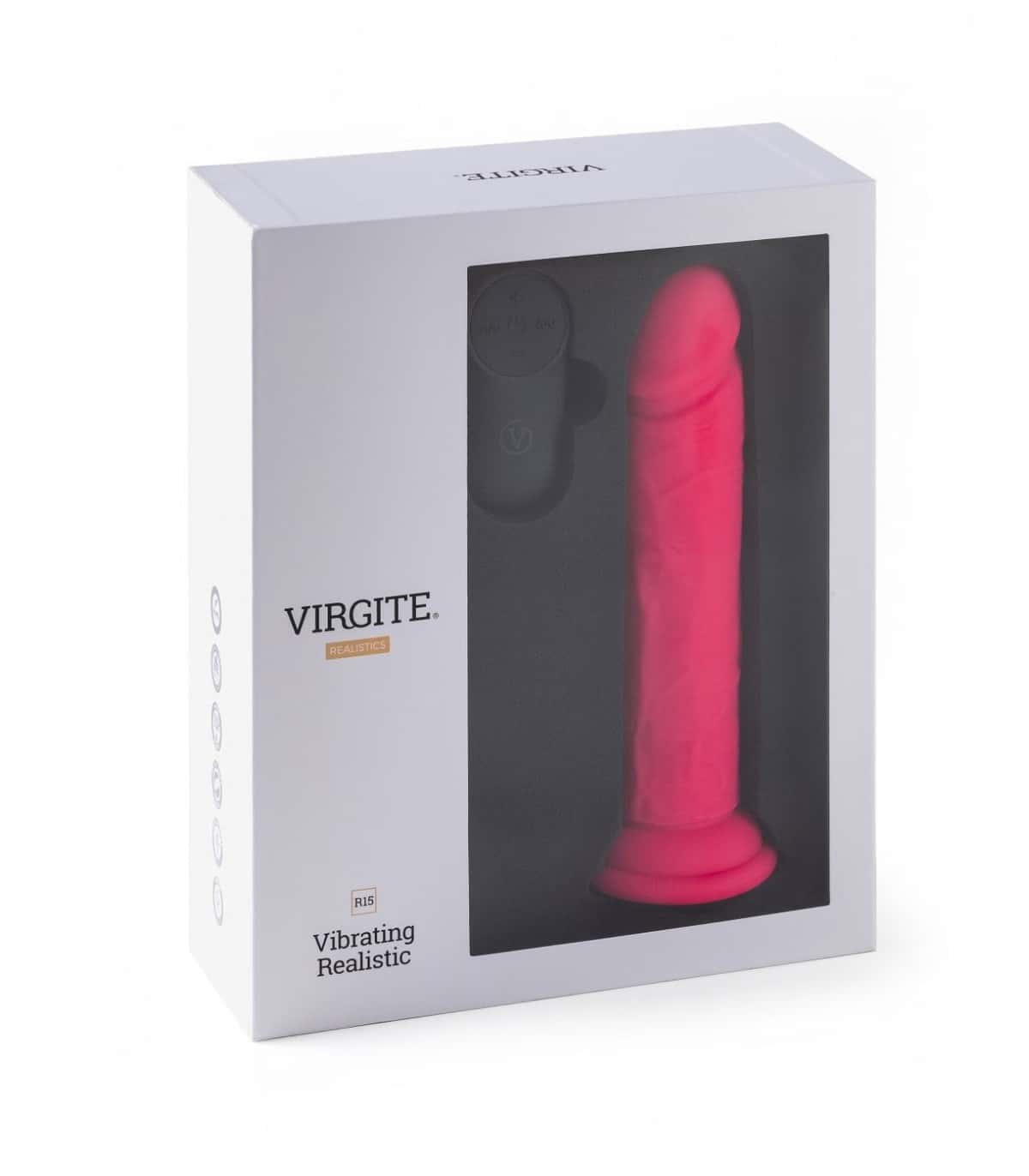 Wibrator, silikon, ładowalny USB — VIRGITE - REALISTICS R15