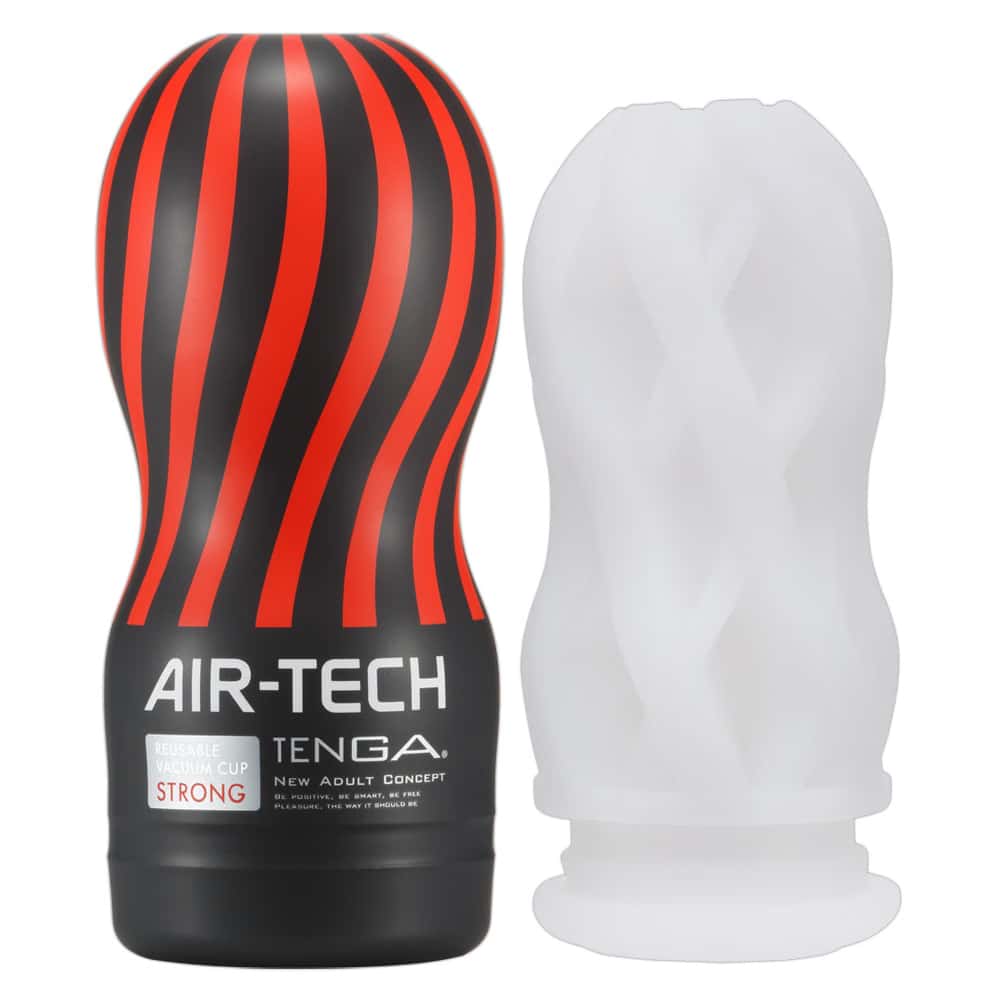 Мастурбатор, регульований вакуум, знімний вкладиш — TENGA Air Tech Strong