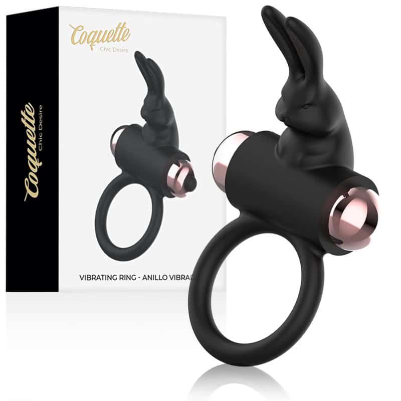 Pierścień wibracyjny, silikon, baterie LR44 — COQUETTE CHIC DESIRE