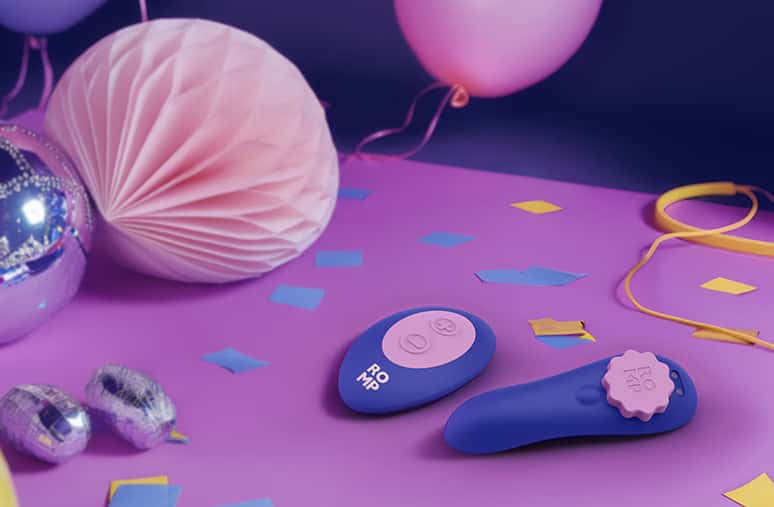 Вібратор для білизни, пульт, медичний силікон — ROMP Party