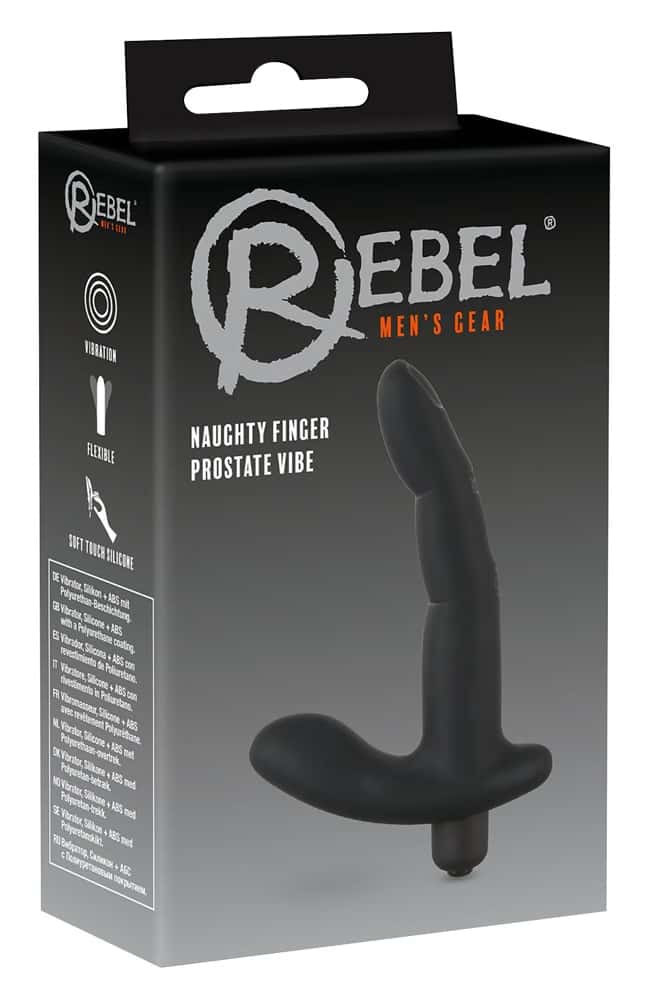 Masażer prostaty w kształcie palca, na baterię AAA — Rebel Naughty Finger Prostate