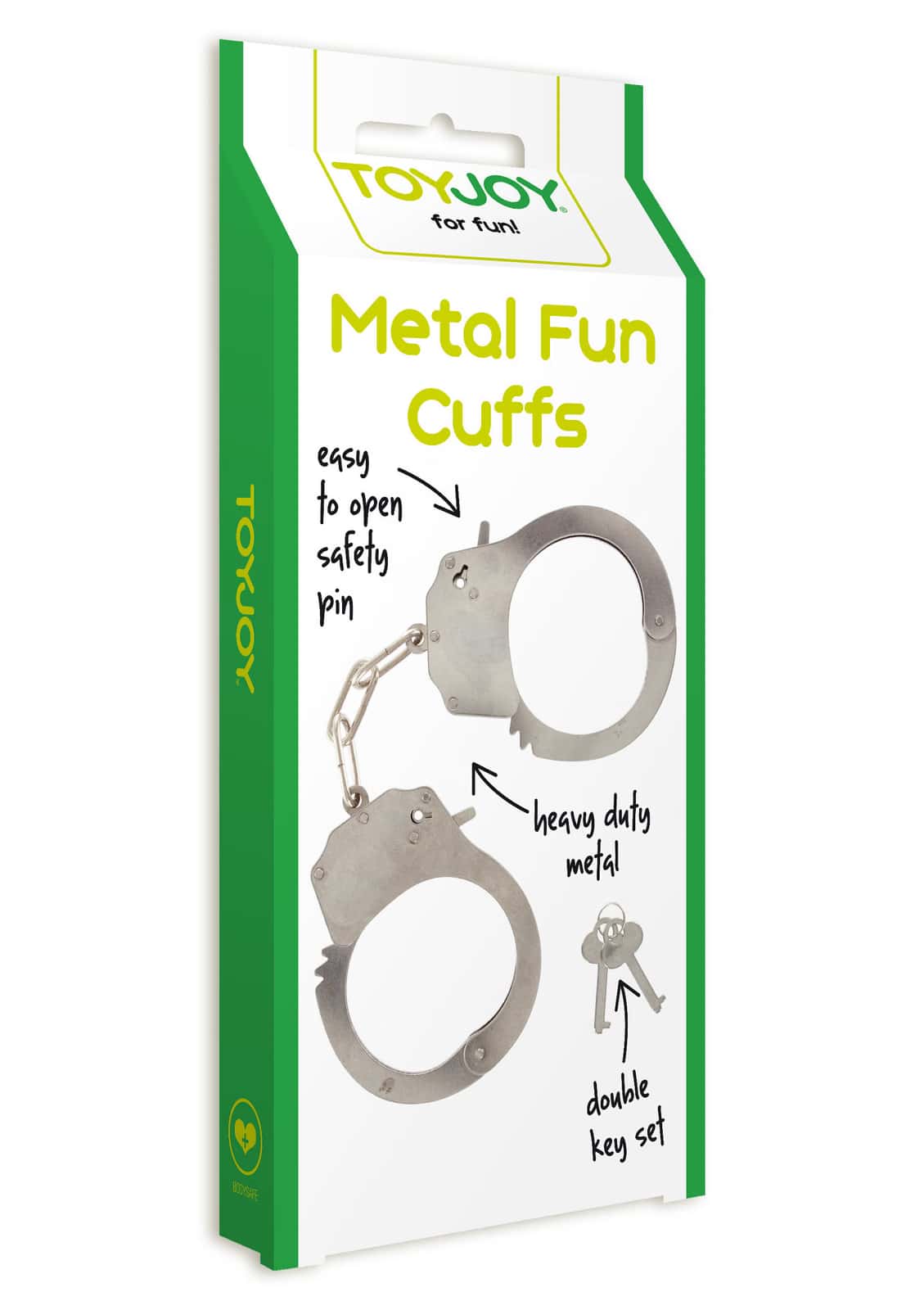 Наручники металеві, регульовані — toyjoy handcuffs