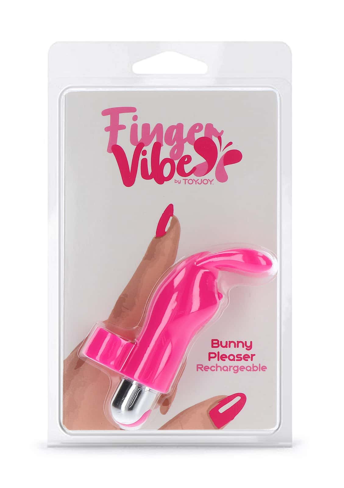 Masażer łechtaczki na palec, silikon, USB — ToyJoy Bunny