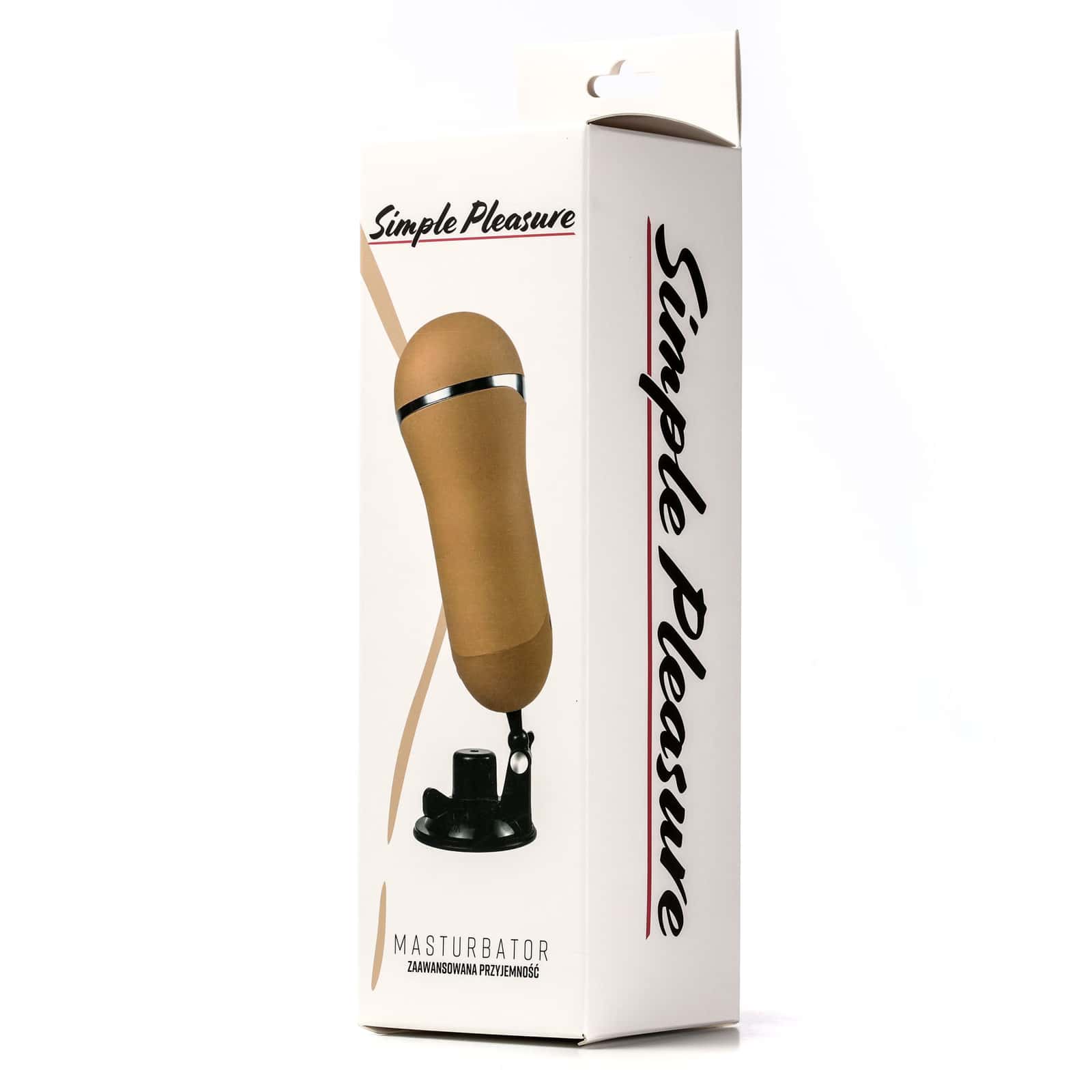Masturbator do pochwy, 2 silniki, ładowany USB — Simple Pleasure